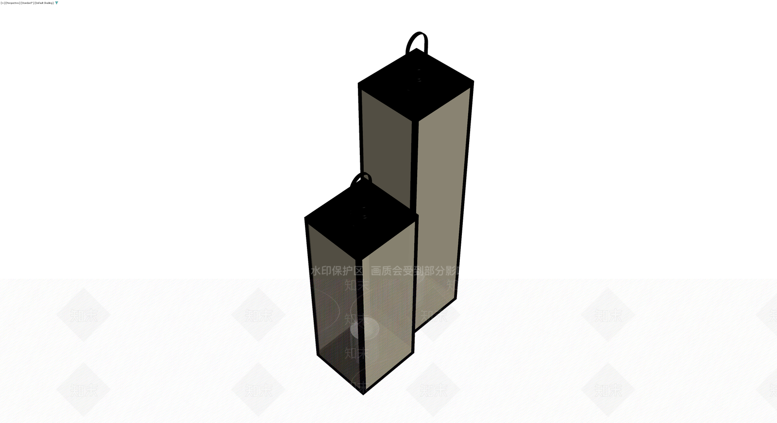 高低组合玻璃烛台3D模型下载【ID:1230606949】