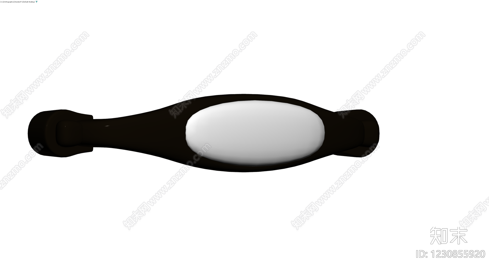 黑色把手金属件3D模型下载【ID:1230855920】