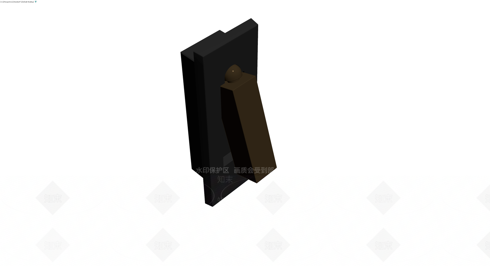 黑色可调向壁灯3D模型下载【ID:1230402052】
