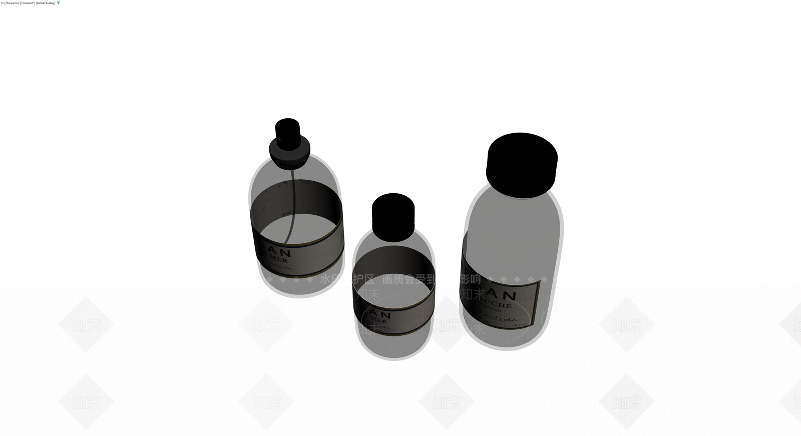 Argan品牌洗护用品组合3D模型下载【ID:1230157974】