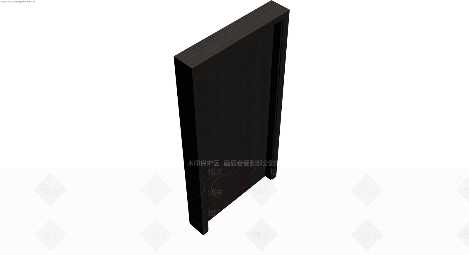 现代风格深色木门3D模型下载【ID:1229673374】