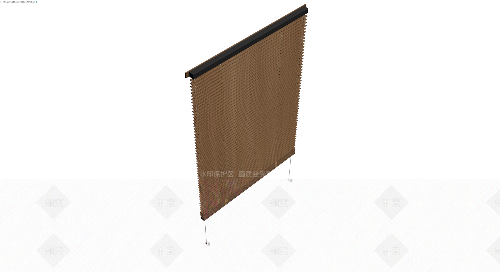 木质百叶窗组件3D模型下载【ID:1230327602】