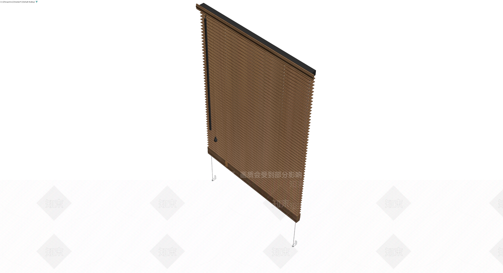 木质百叶窗组件3D模型下载【ID:1230327602】