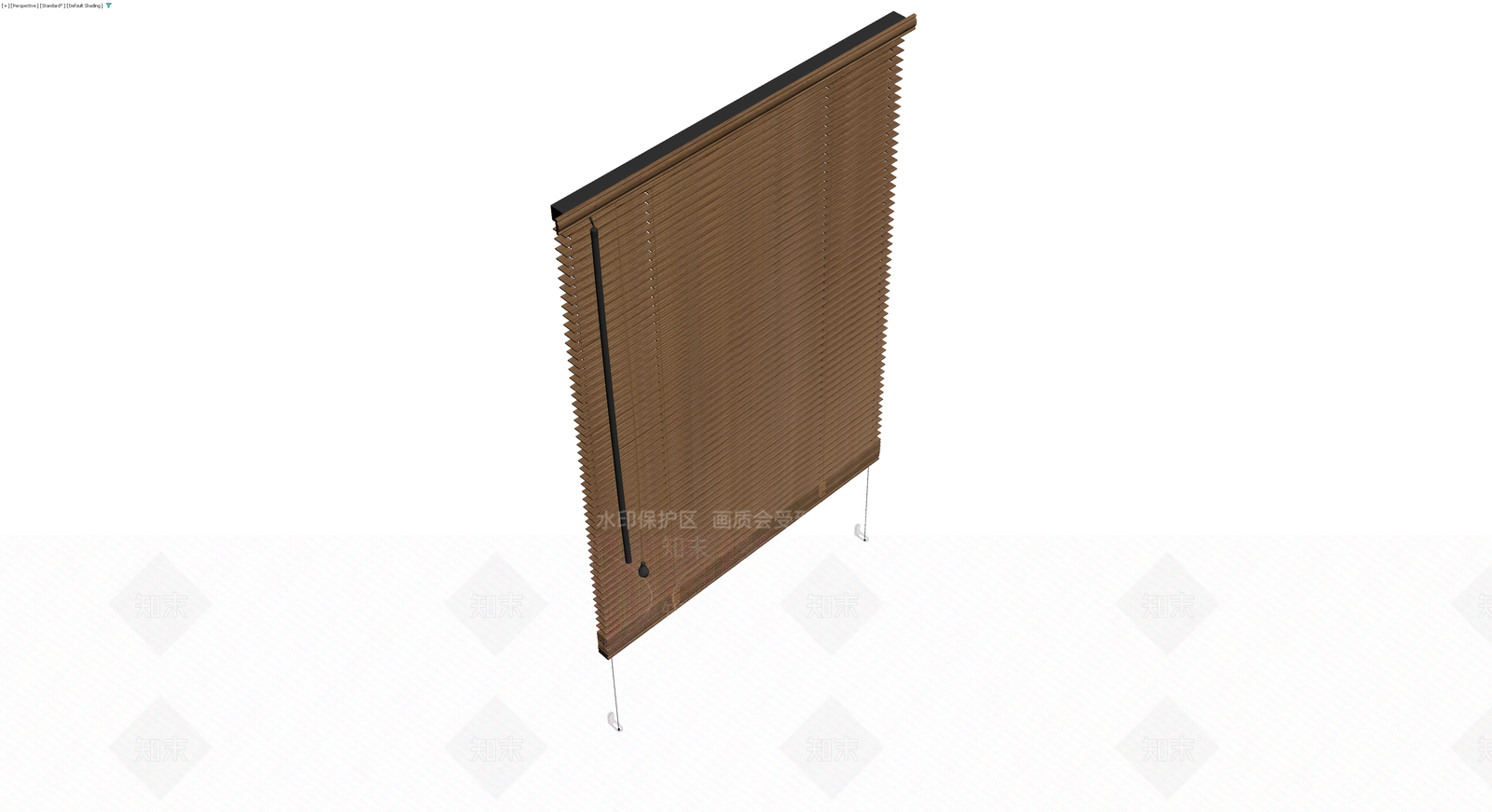 木质百叶窗组件3D模型下载【ID:1230327602】
