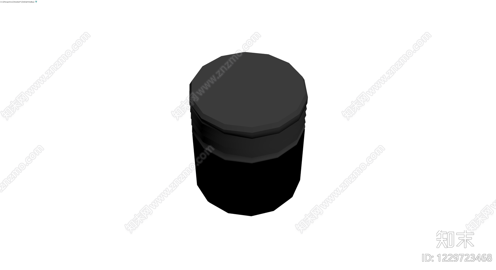 Meraki品牌黑色身体乳瓶3D模型下载【ID:1229723468】