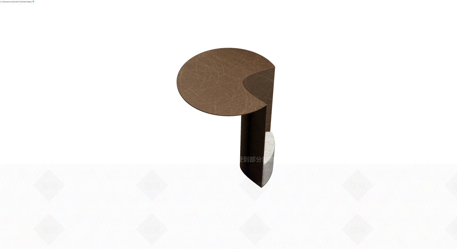 棕色纹理异形矮凳3D模型下载【ID:1230768094】