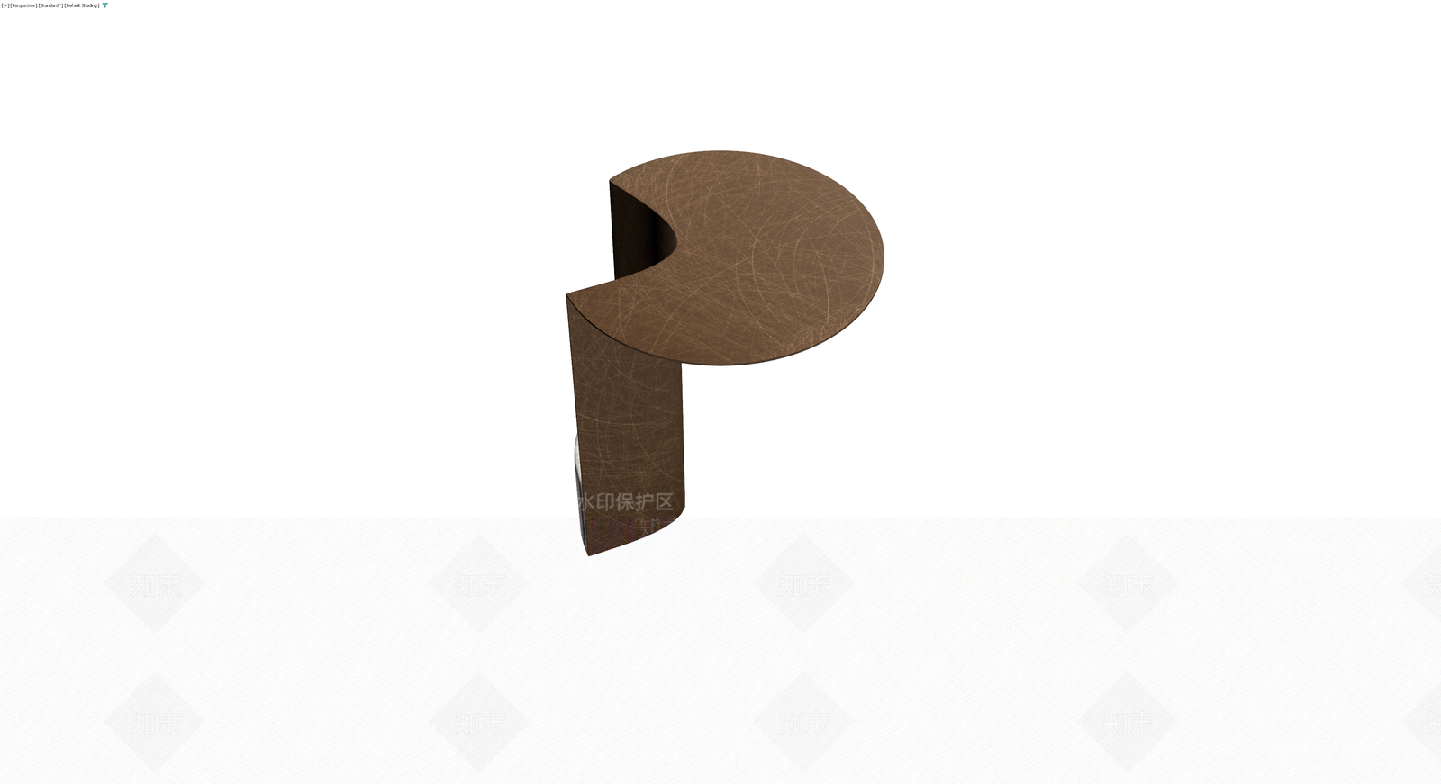 棕色纹理异形矮凳3D模型下载【ID:1230768094】