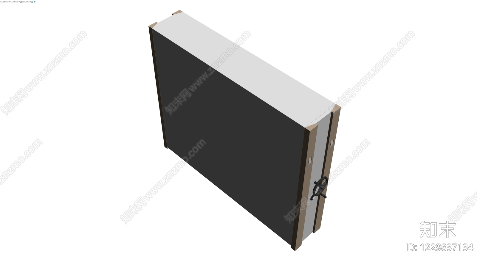 带把手重型保险柜门3D模型下载【ID:1229837134】