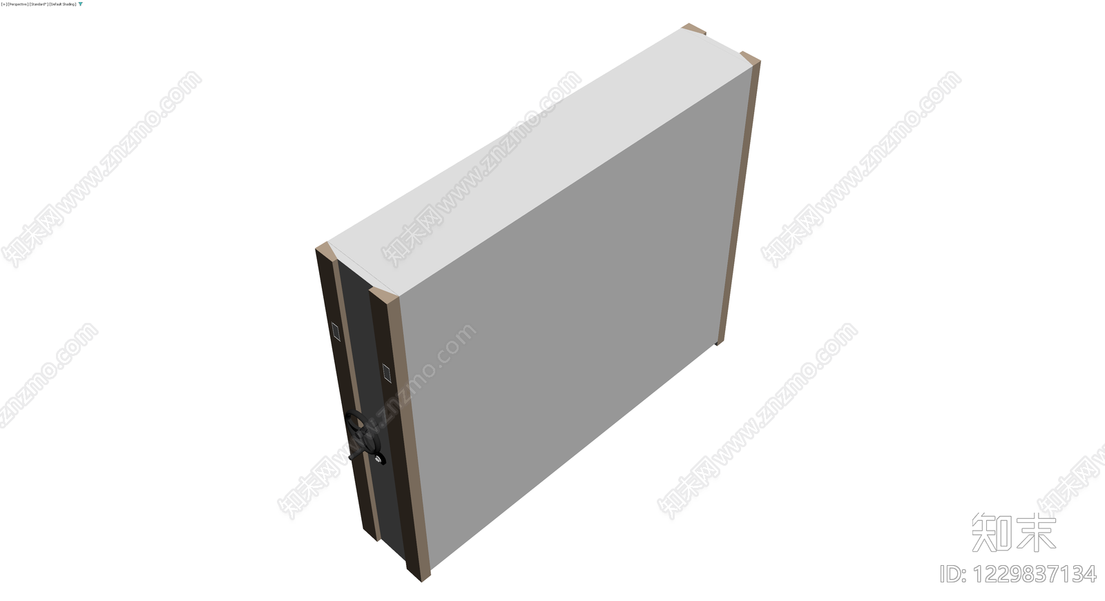 带把手重型保险柜门3D模型下载【ID:1229837134】