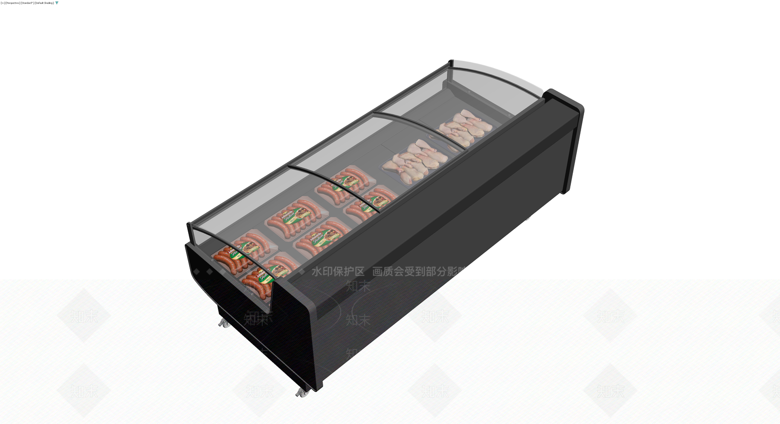商用冷藏展示柜模型3D模型下载【ID:1230401401】