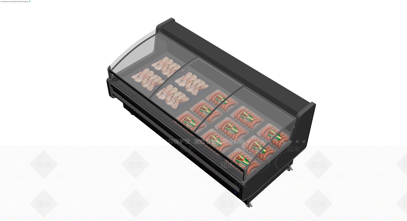 商用冷藏展示柜模型3D模型下载【ID:1230401401】