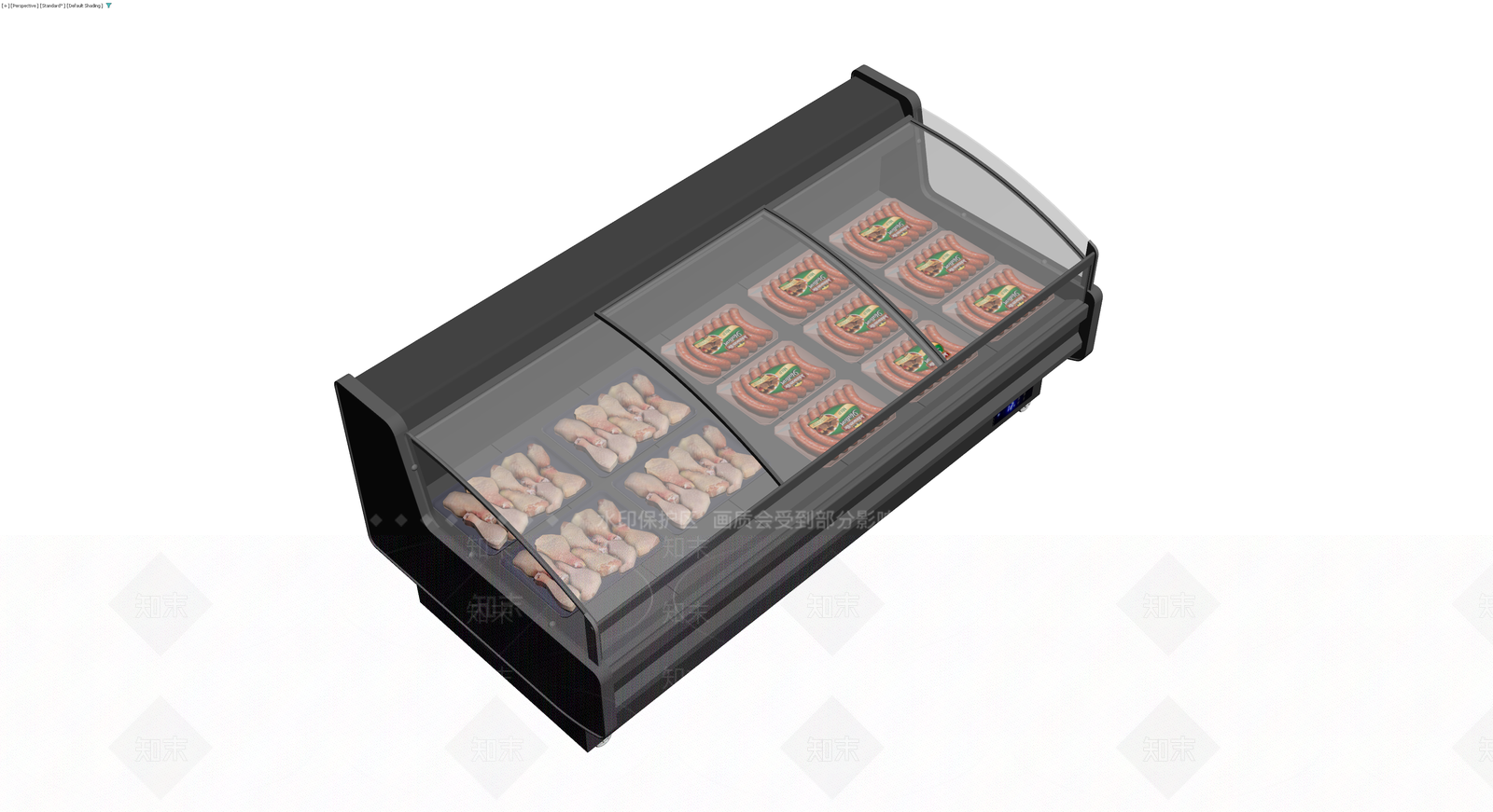 商用冷藏展示柜模型3D模型下载【ID:1230401401】