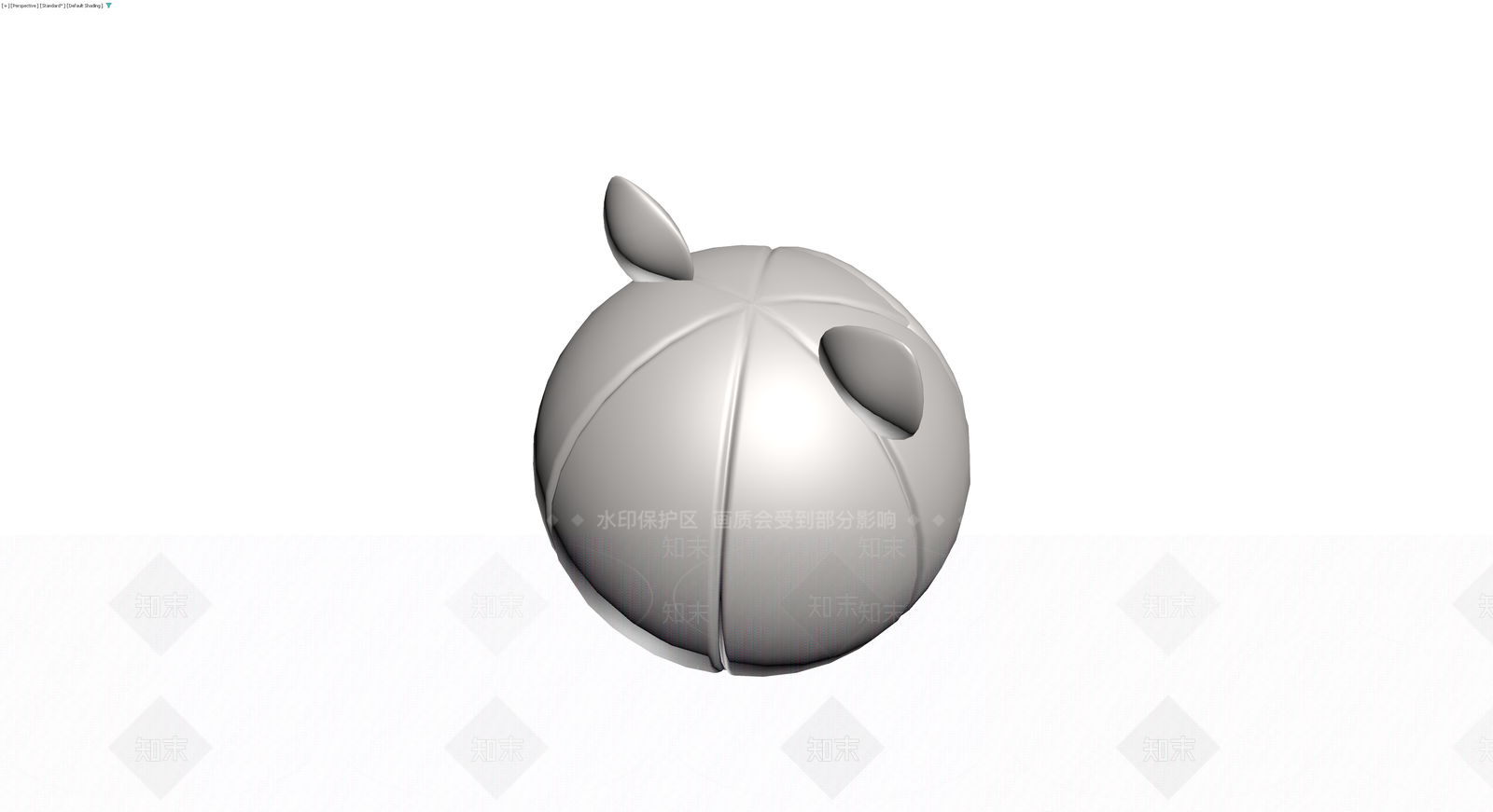 卡通猫窝造型摆件3D模型下载【ID:1230386466】