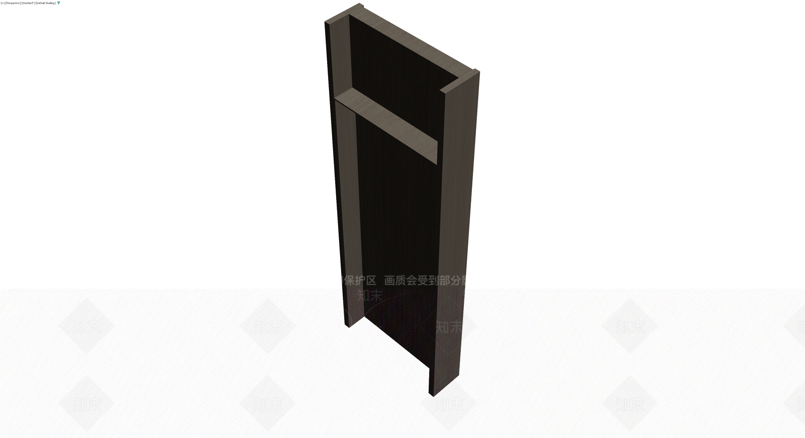 深色木纹成品门体3D模型下载【ID:1229684706】
