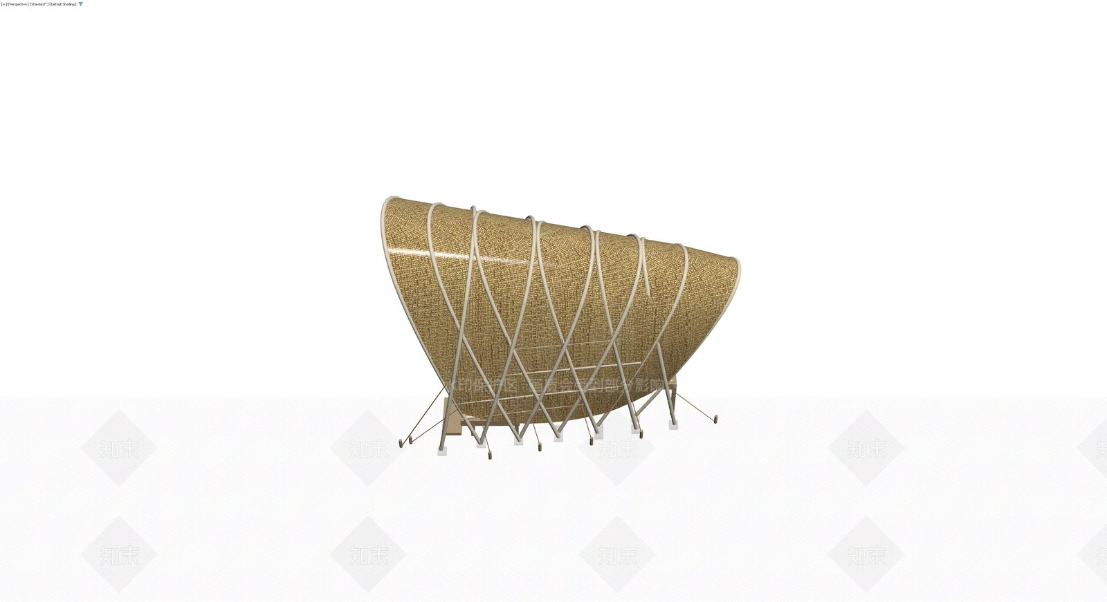 编织拱形景观亭3D模型下载【ID:1229842667】