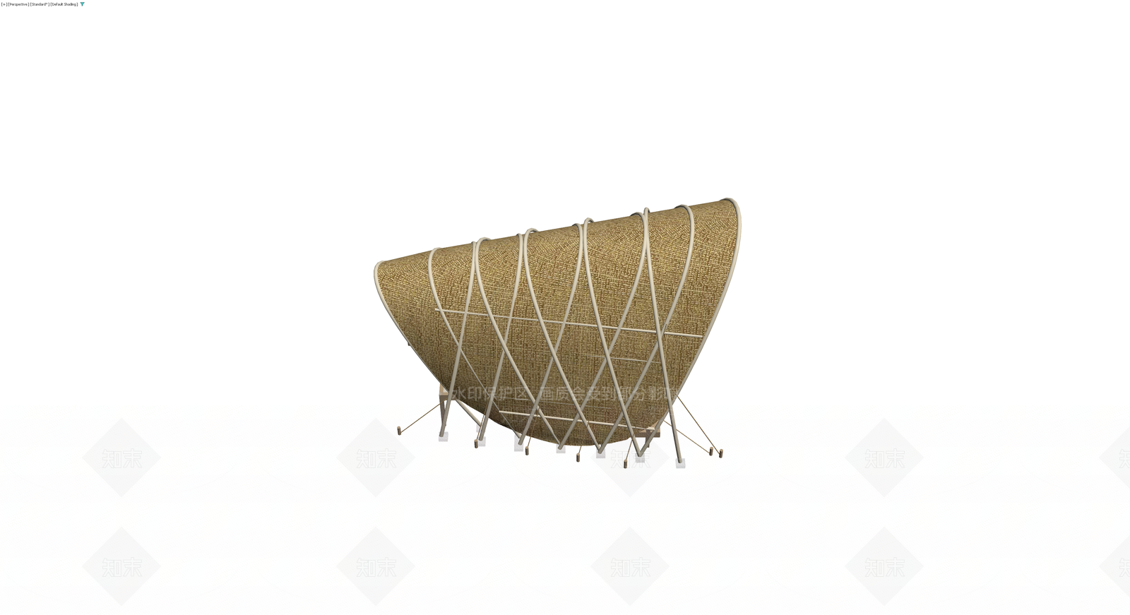 编织拱形景观亭3D模型下载【ID:1229842667】