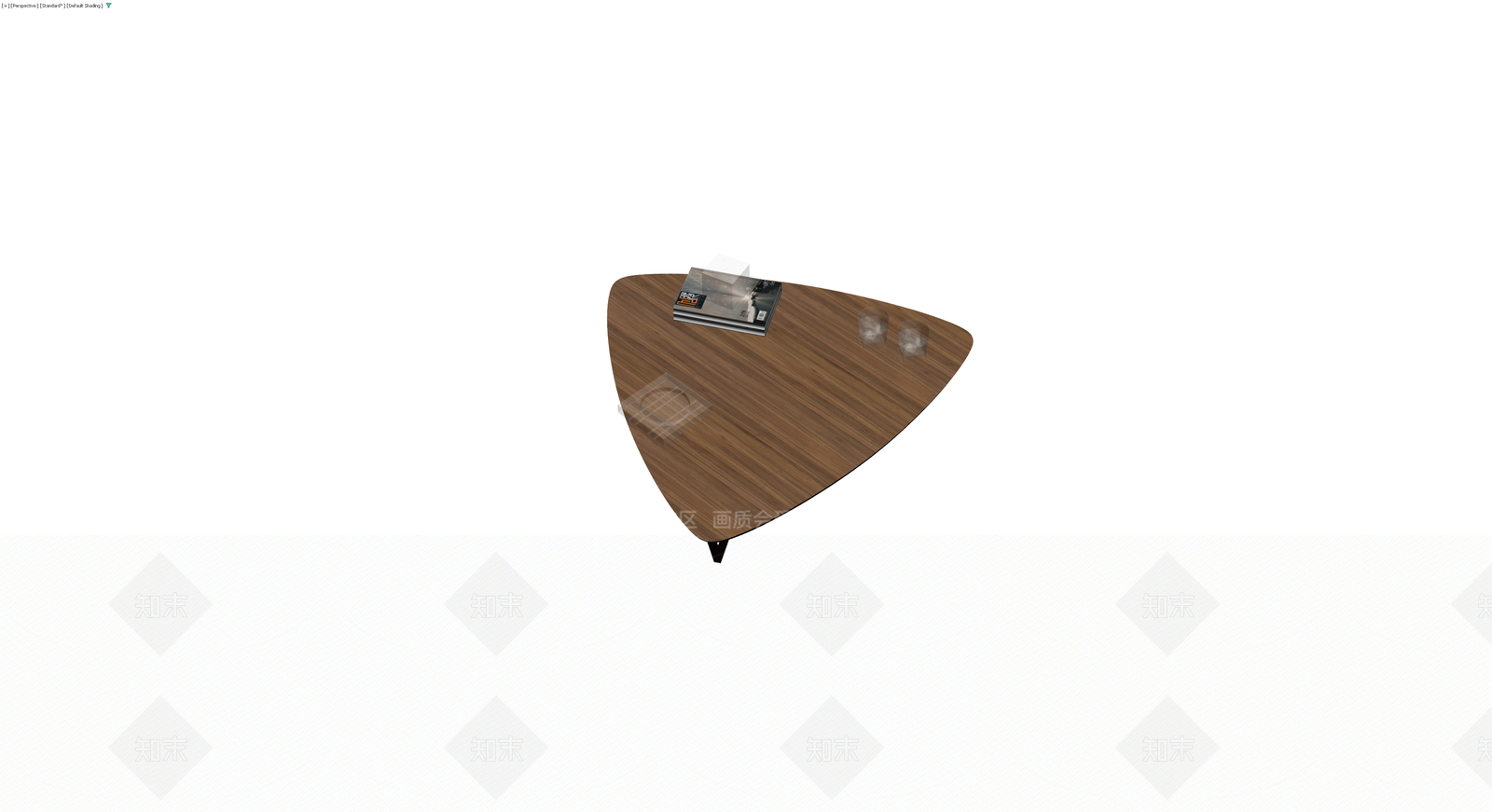 现代木质异形茶几3D模型下载【ID:1229648212】