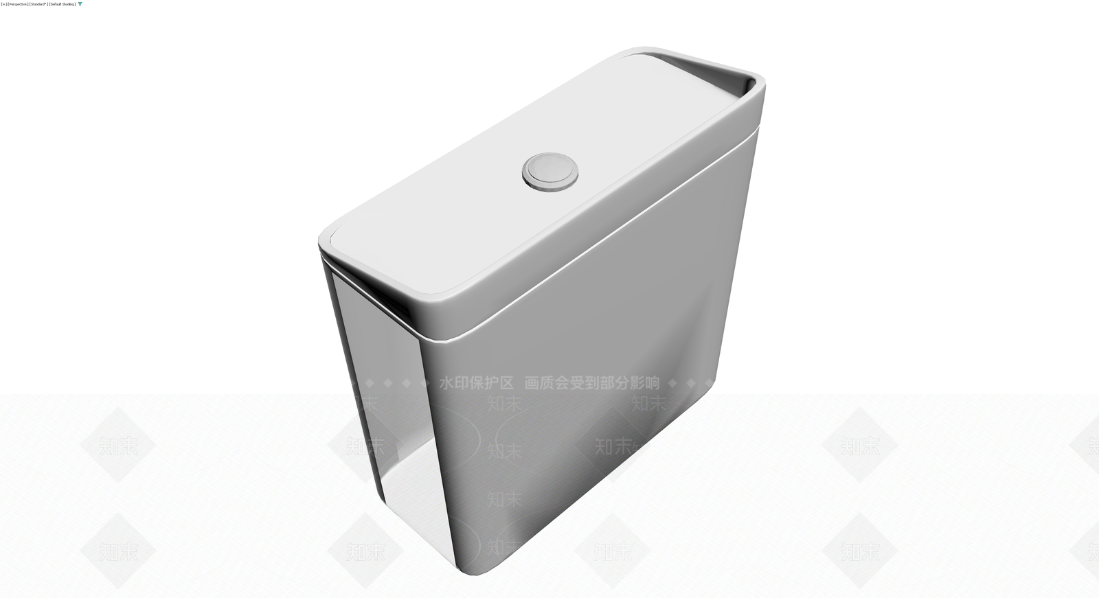 白色方形马桶水箱3D模型下载【ID:1230773985】