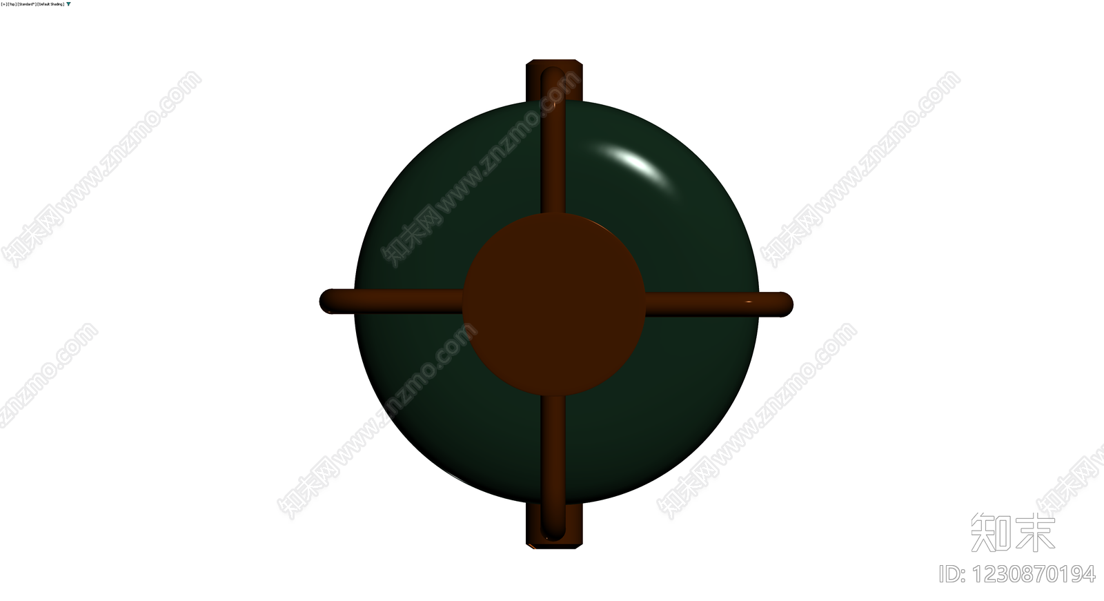 深绿色立式落地灯3D模型下载【ID:1230870194】