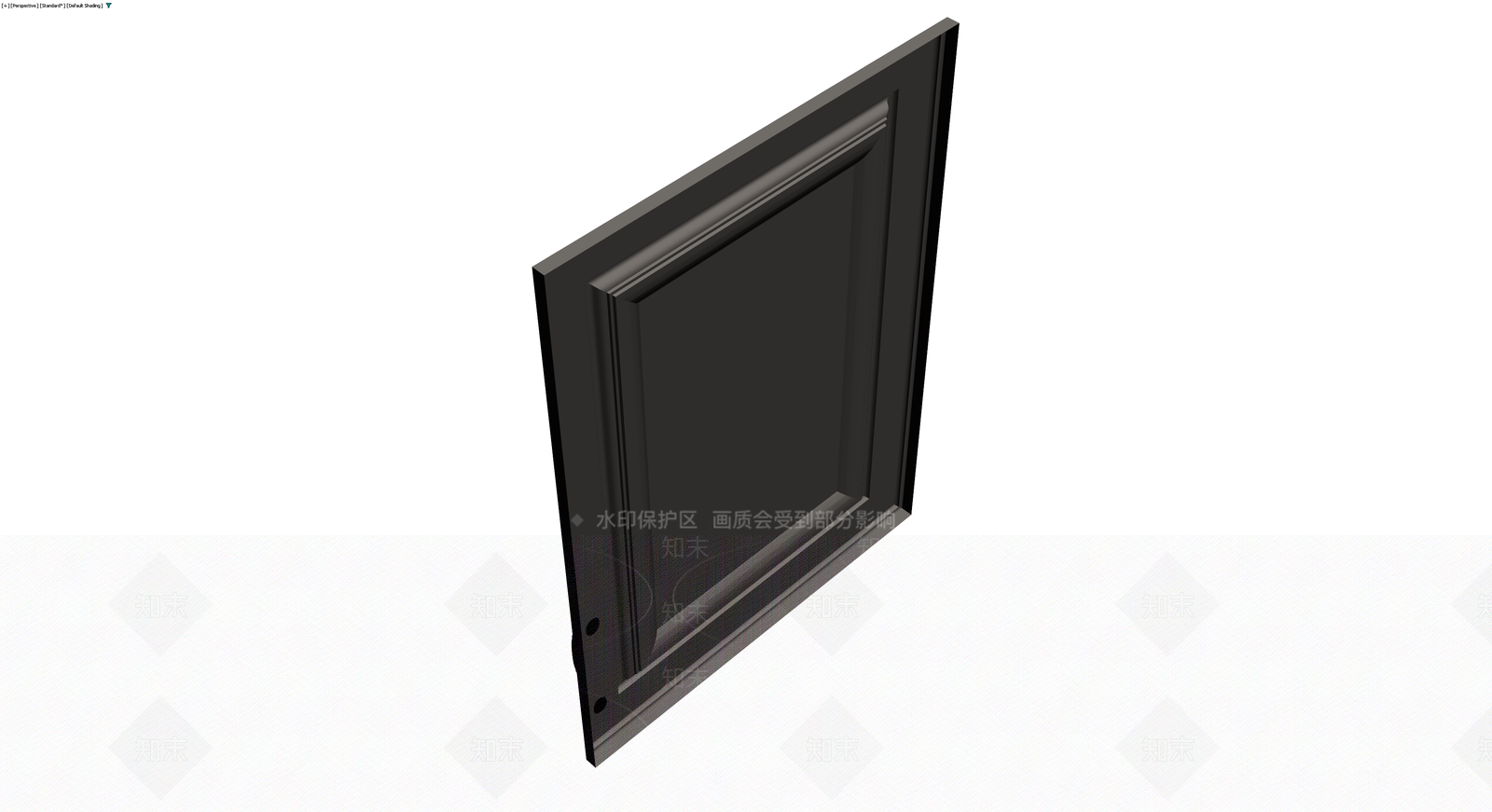 灰色单开门板模型3D模型下载【ID:1229895175】