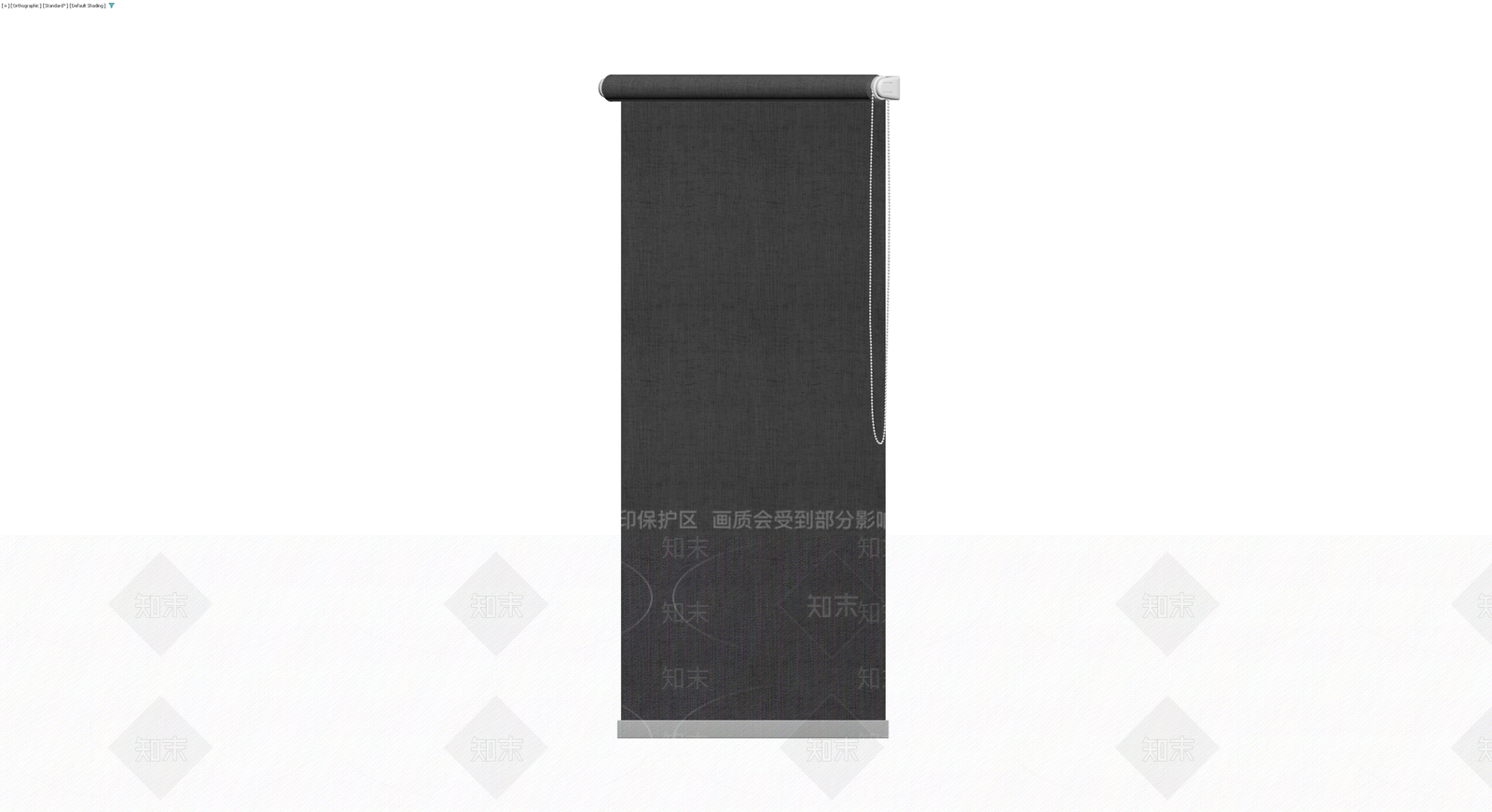 灰色布艺卷帘模型3D模型下载【ID:1229898055】