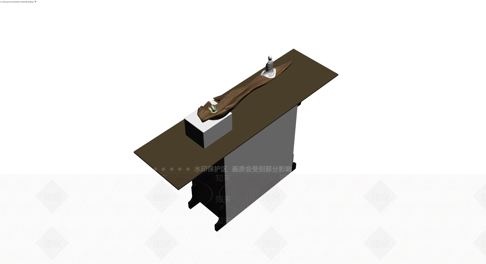 中式神台配佛像摆件3D模型下载【ID:1229658114】