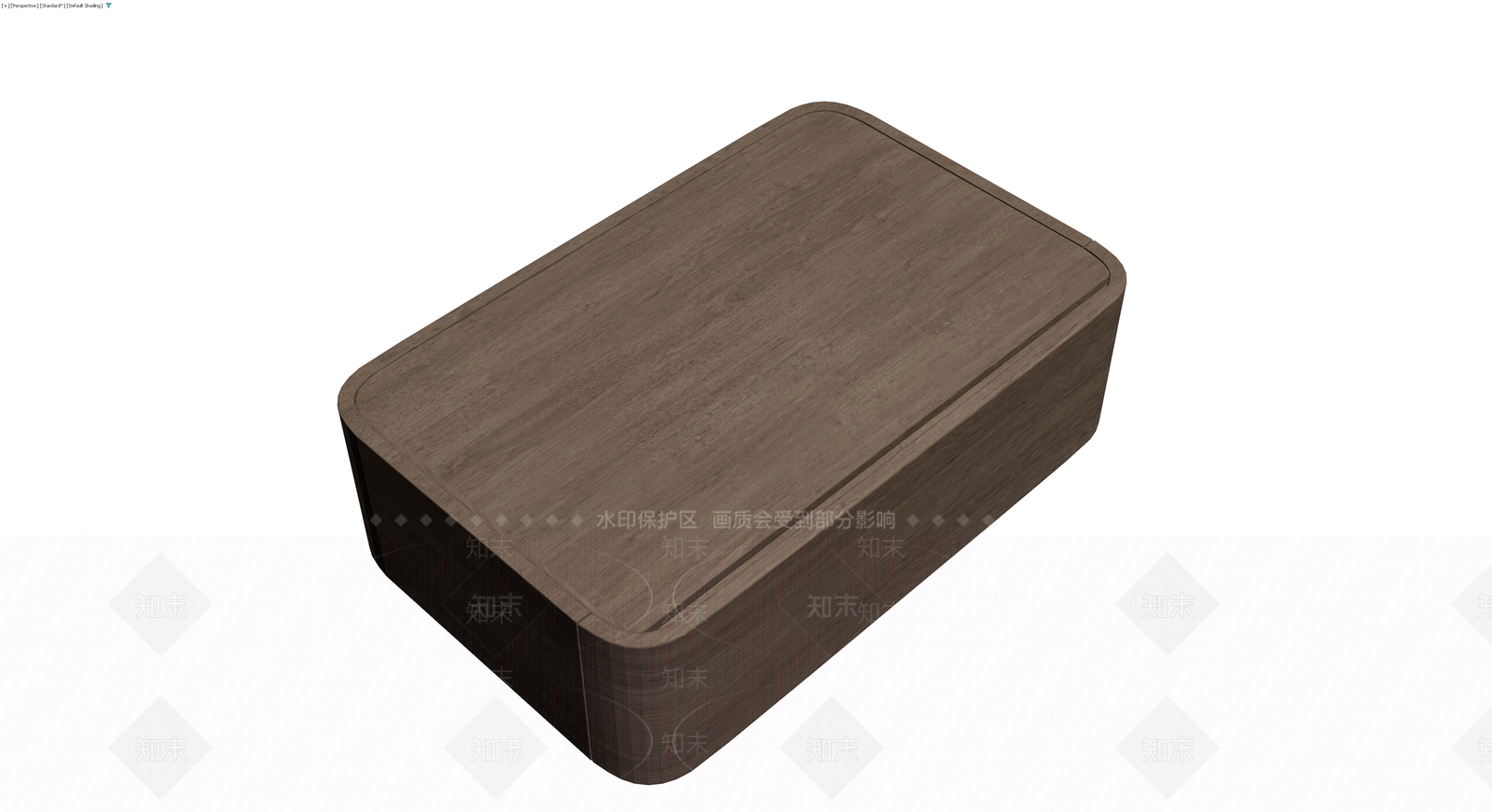 木纹圆角储物盒3D模型下载【ID:1229869364】