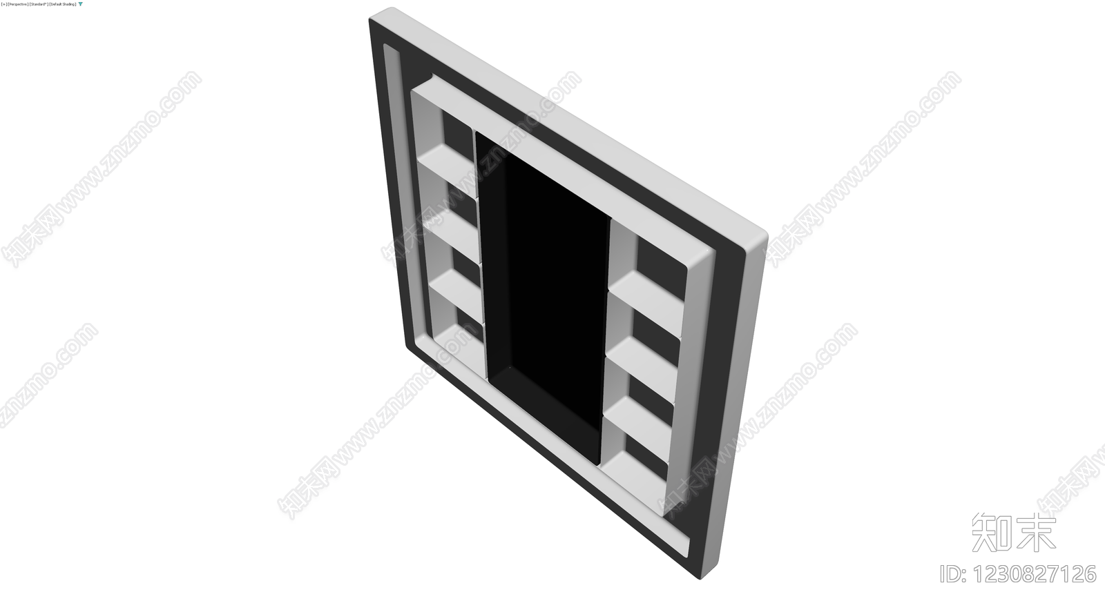 灰色开关面板模型3D模型下载【ID:1230827126】