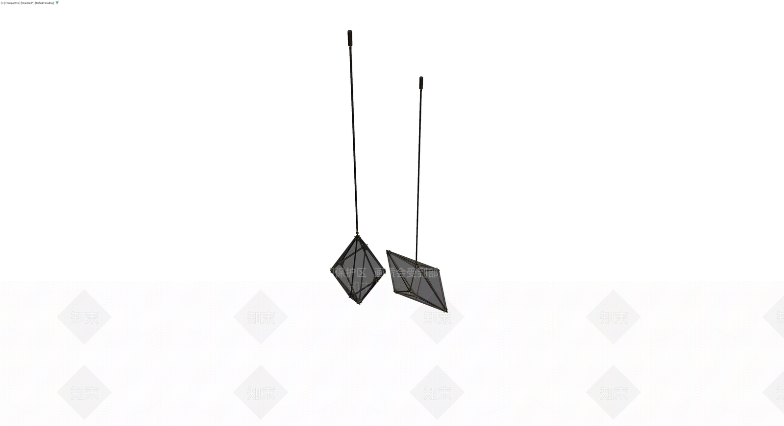 几何吊灯组合模型3D模型下载【ID:1230791093】