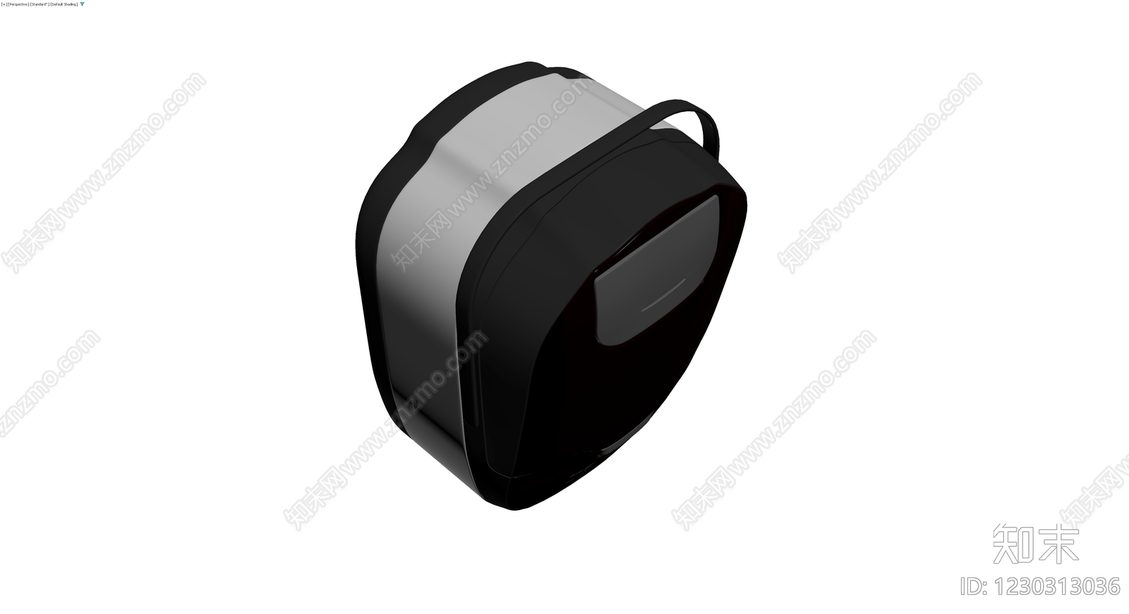 黑银配色电饭煲模型3D模型下载【ID:1230313036】