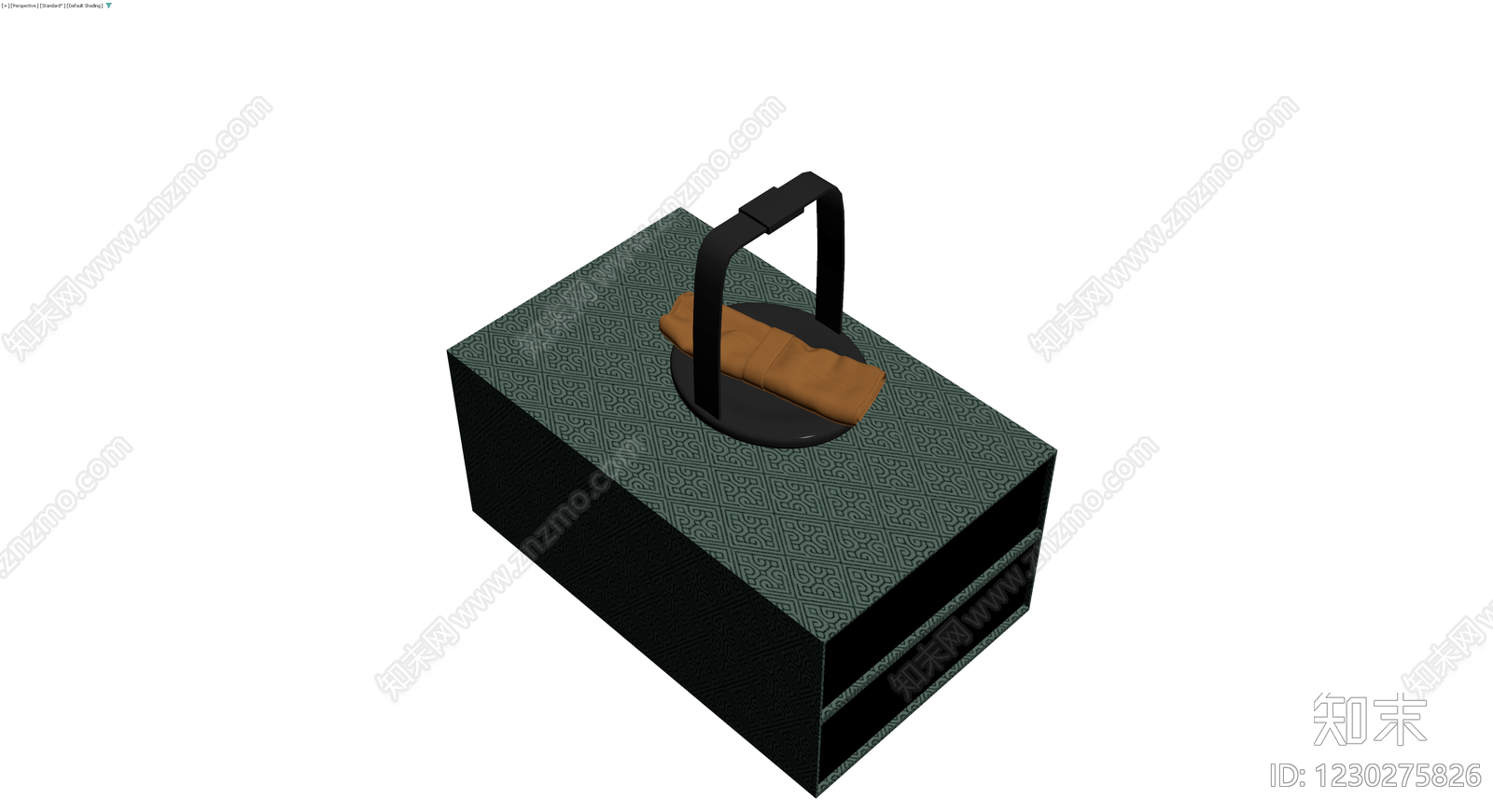中式复古手提收纳箱3D模型下载【ID:1230275826】
