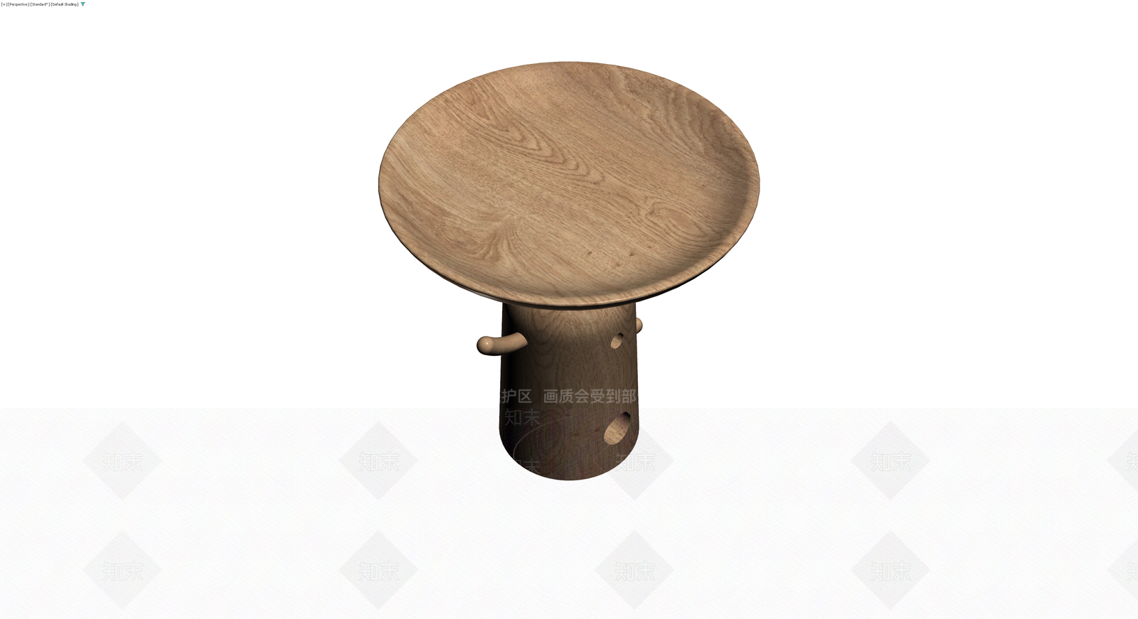 木质卡通造型边几3D模型下载【ID:1230335260】