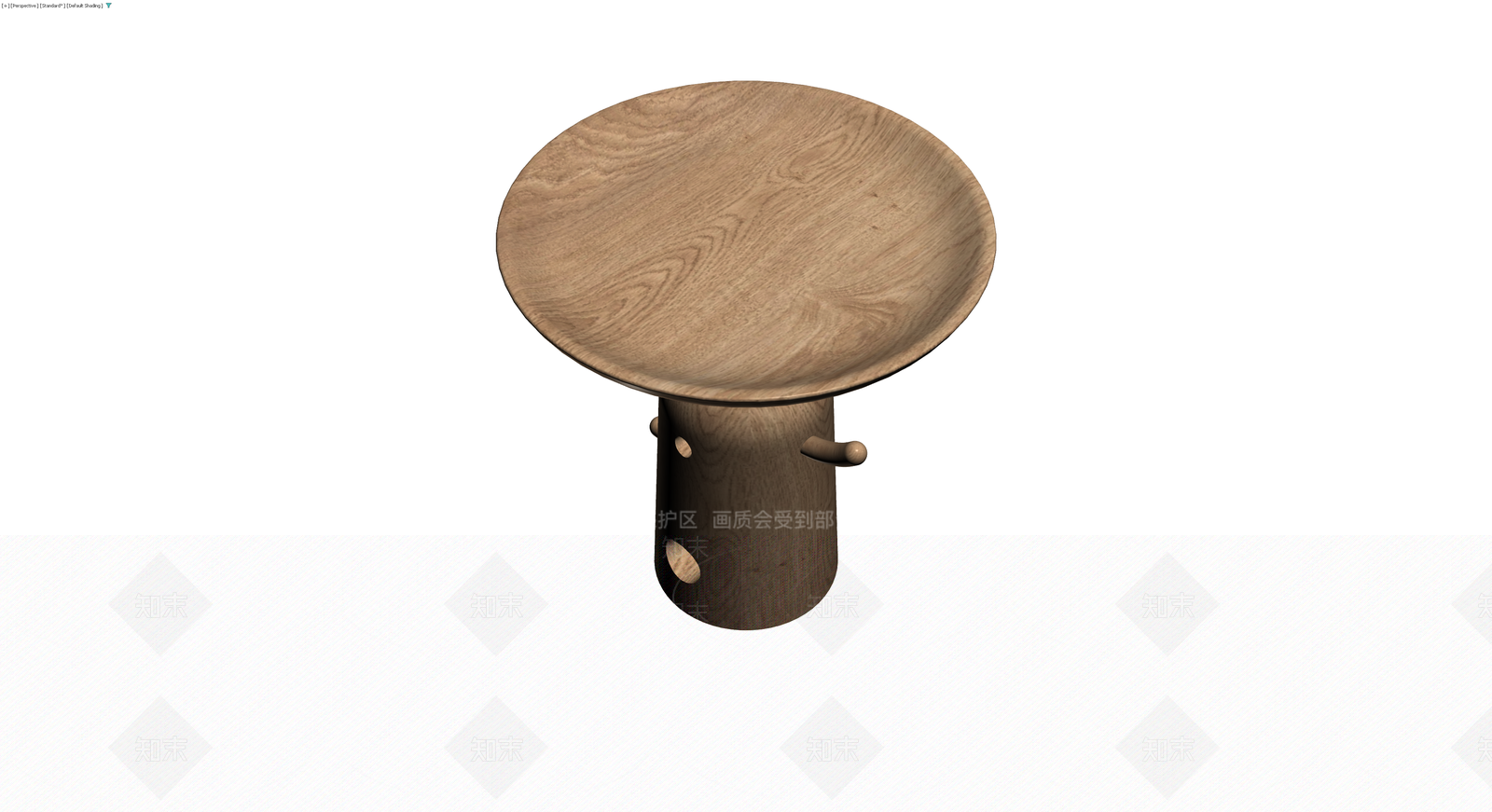 木质卡通造型边几3D模型下载【ID:1230335260】