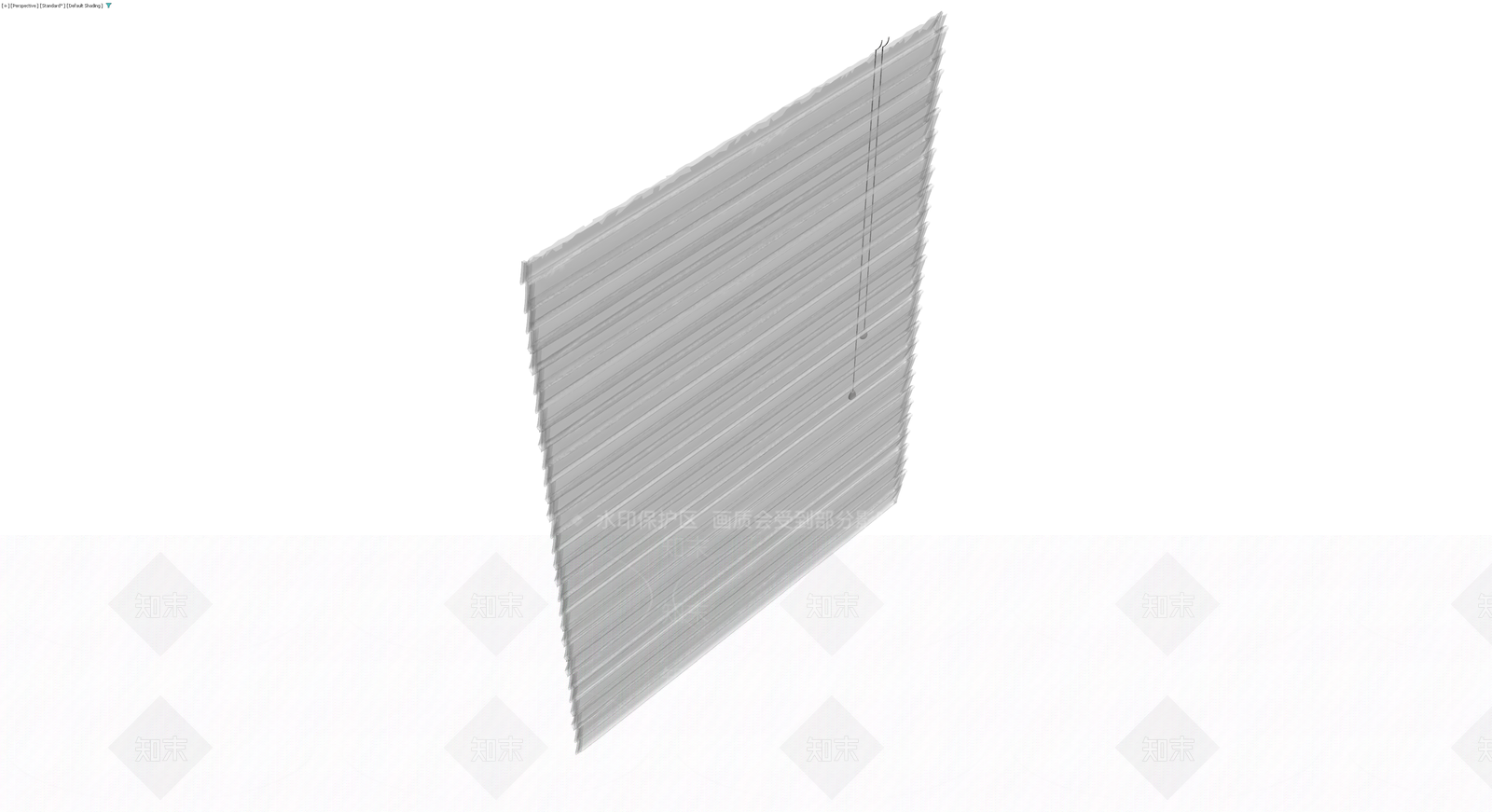 白色百叶窗组件3D模型下载【ID:1230396000】