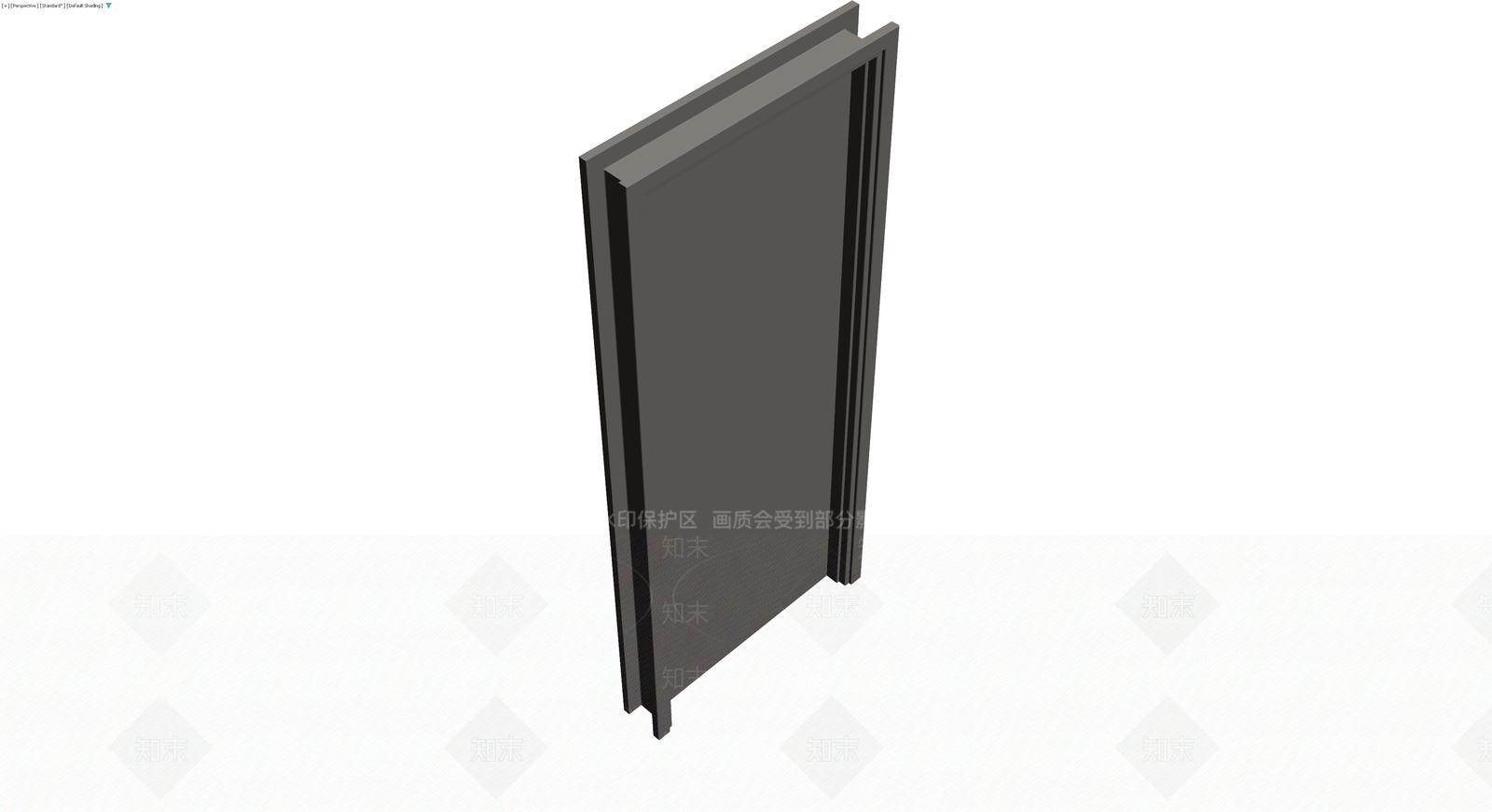 现代简约风格成品门3D模型下载【ID:1229960326】