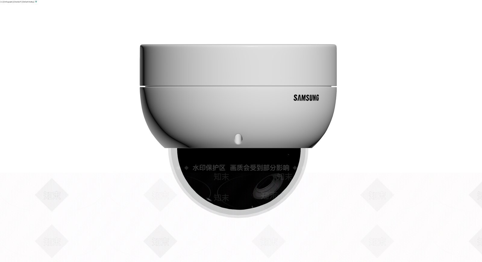 三星半球形监控摄像头3D模型下载【ID:1230545662】