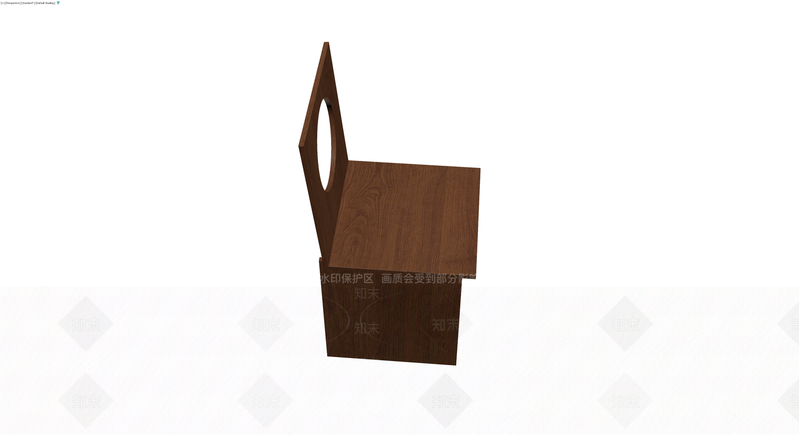 木质圆孔屏风隔断3D模型下载【ID:1229907827】