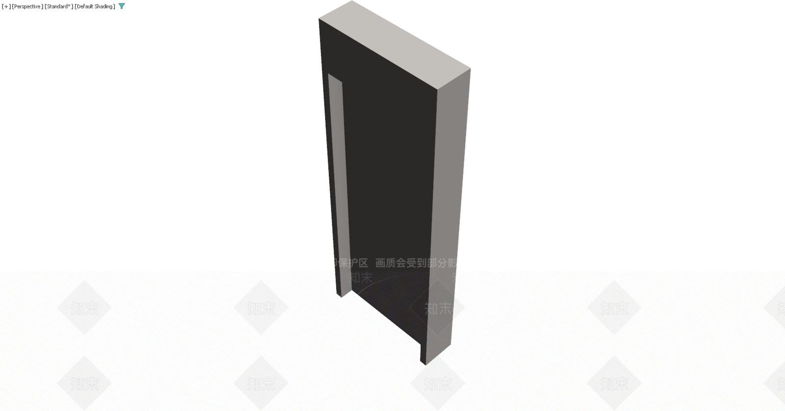 灰色成品门体模型3D模型下载【ID:1229576607】