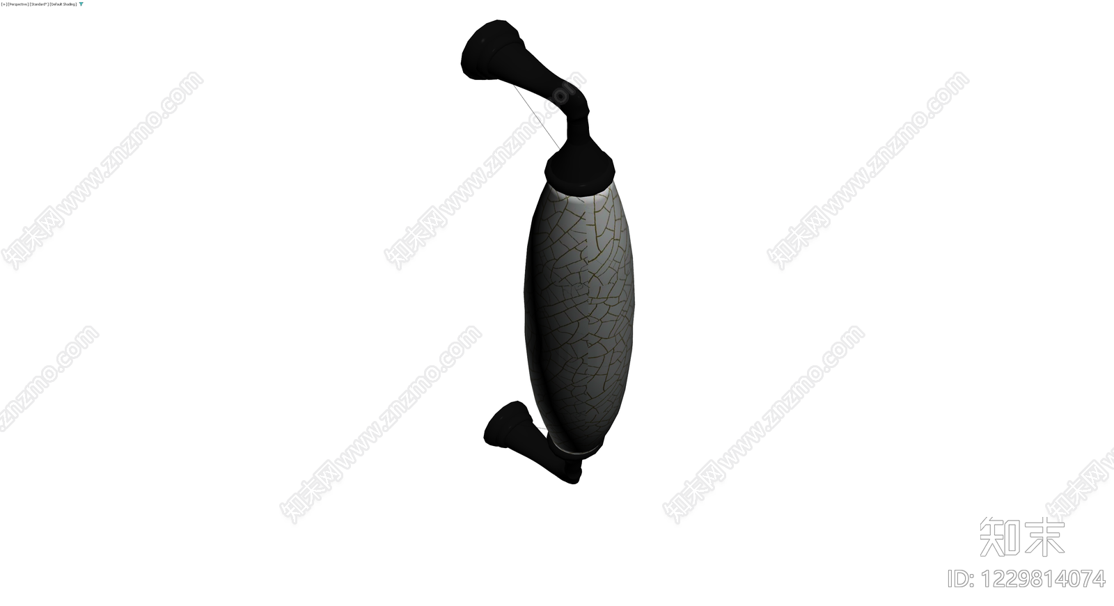 裂纹釉面壁灯3D模型下载【ID:1229814074】