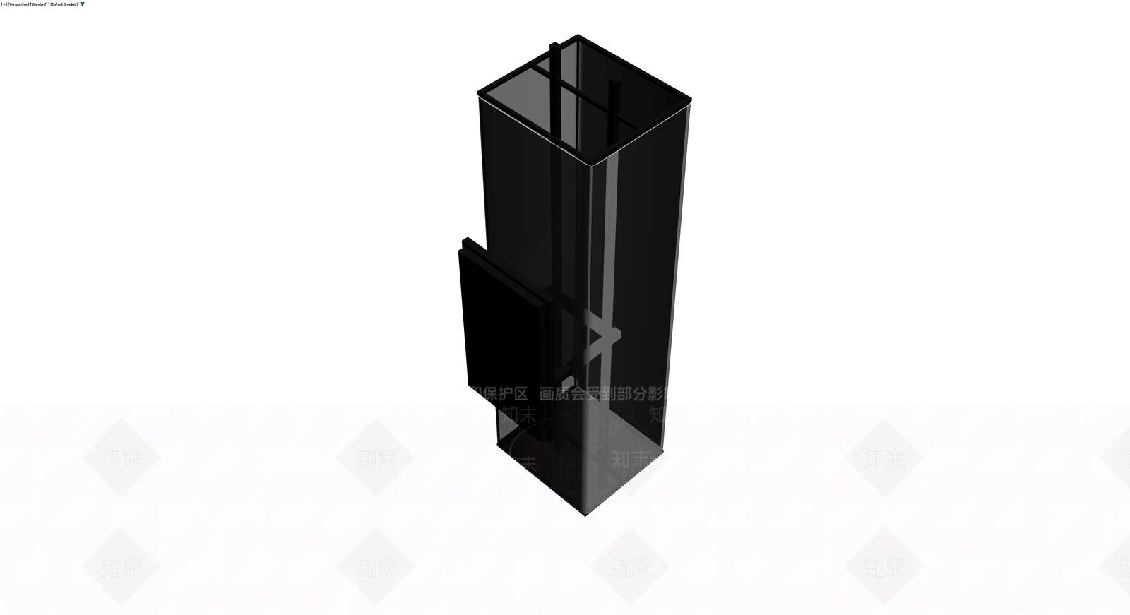 黑色金属框架置物架3D模型下载【ID:1230721003】