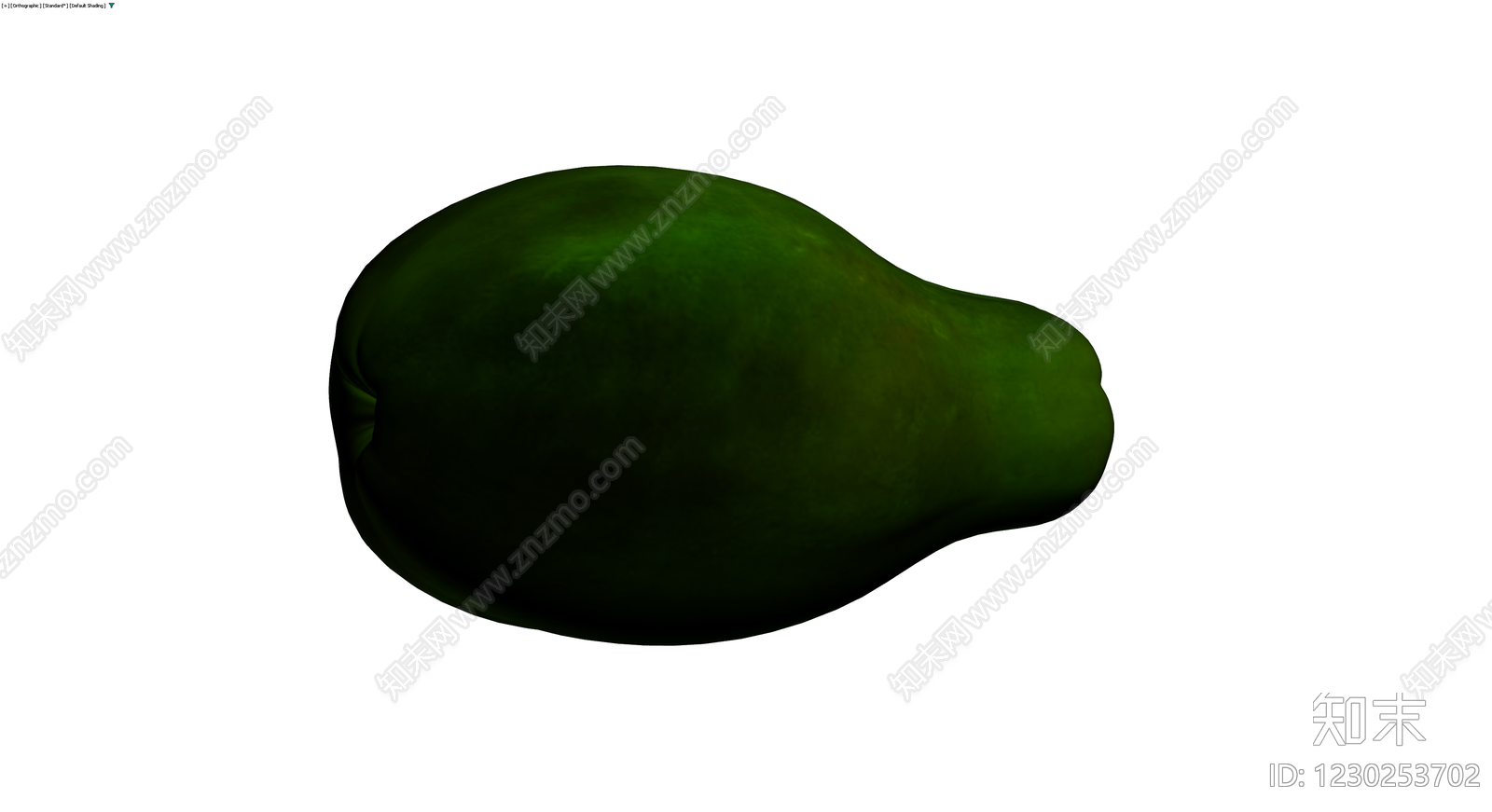 绿色木瓜3D模型3D模型下载【ID:1230253702】