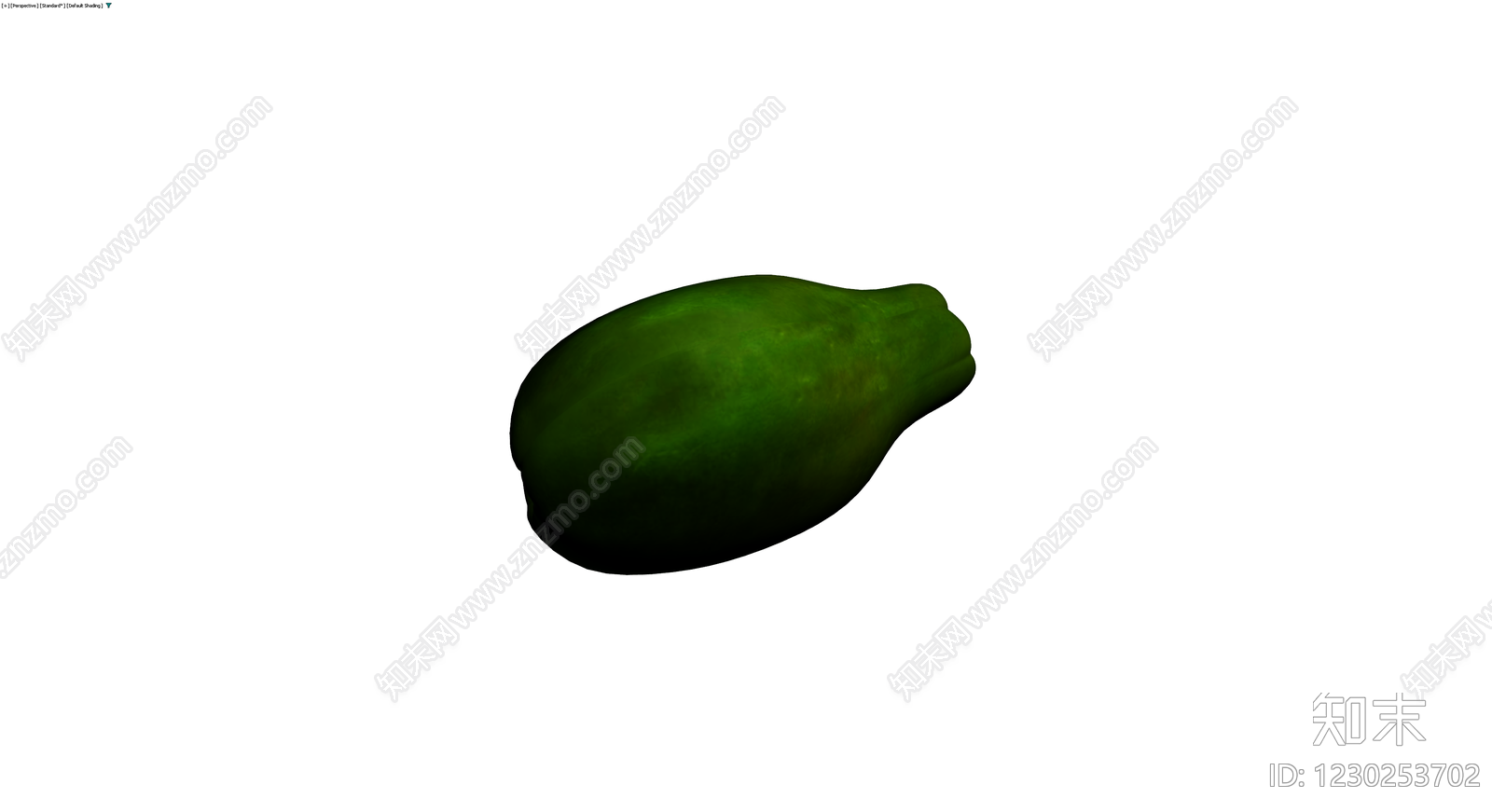 绿色木瓜3D模型3D模型下载【ID:1230253702】