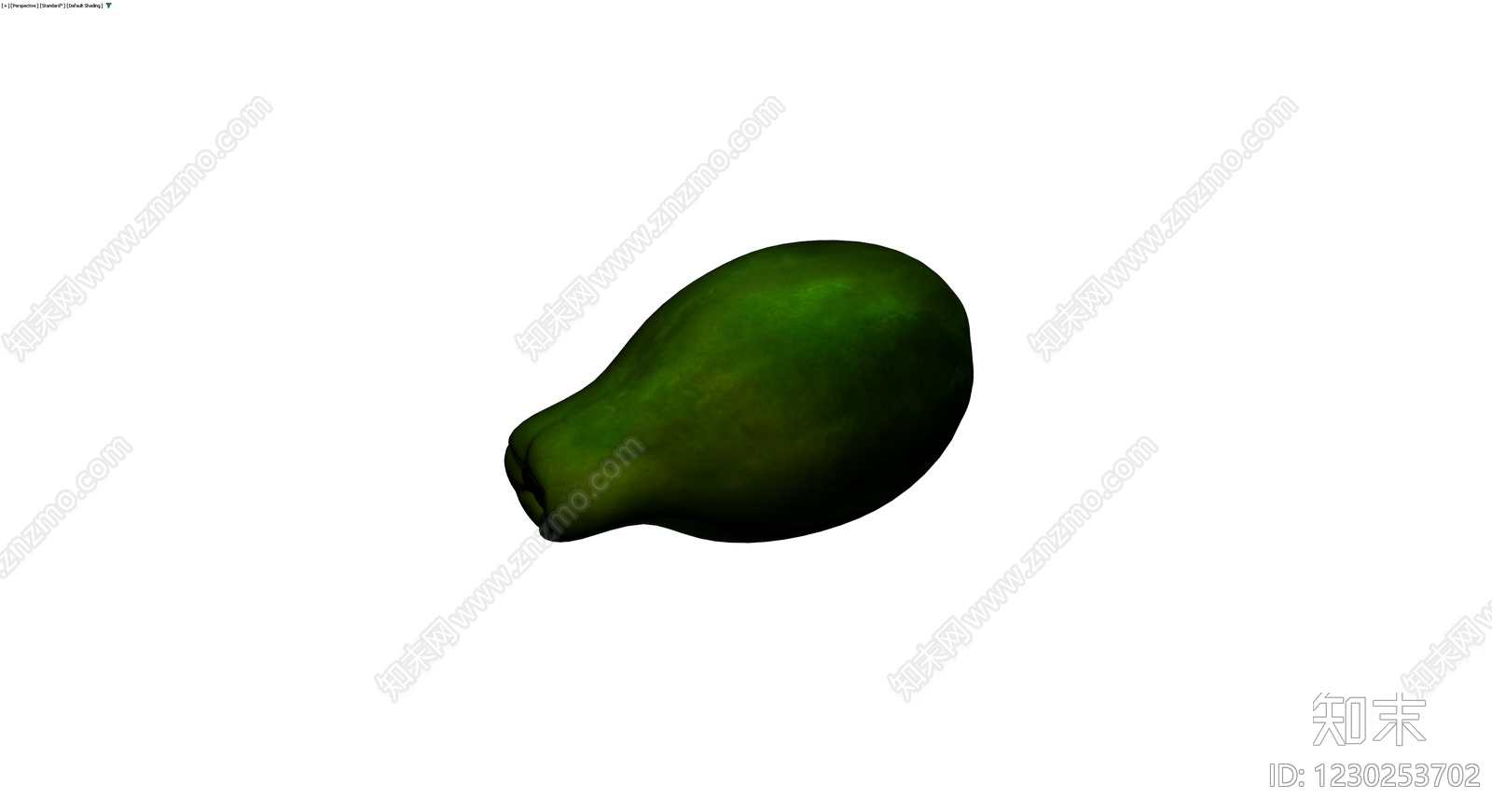 绿色木瓜3D模型3D模型下载【ID:1230253702】