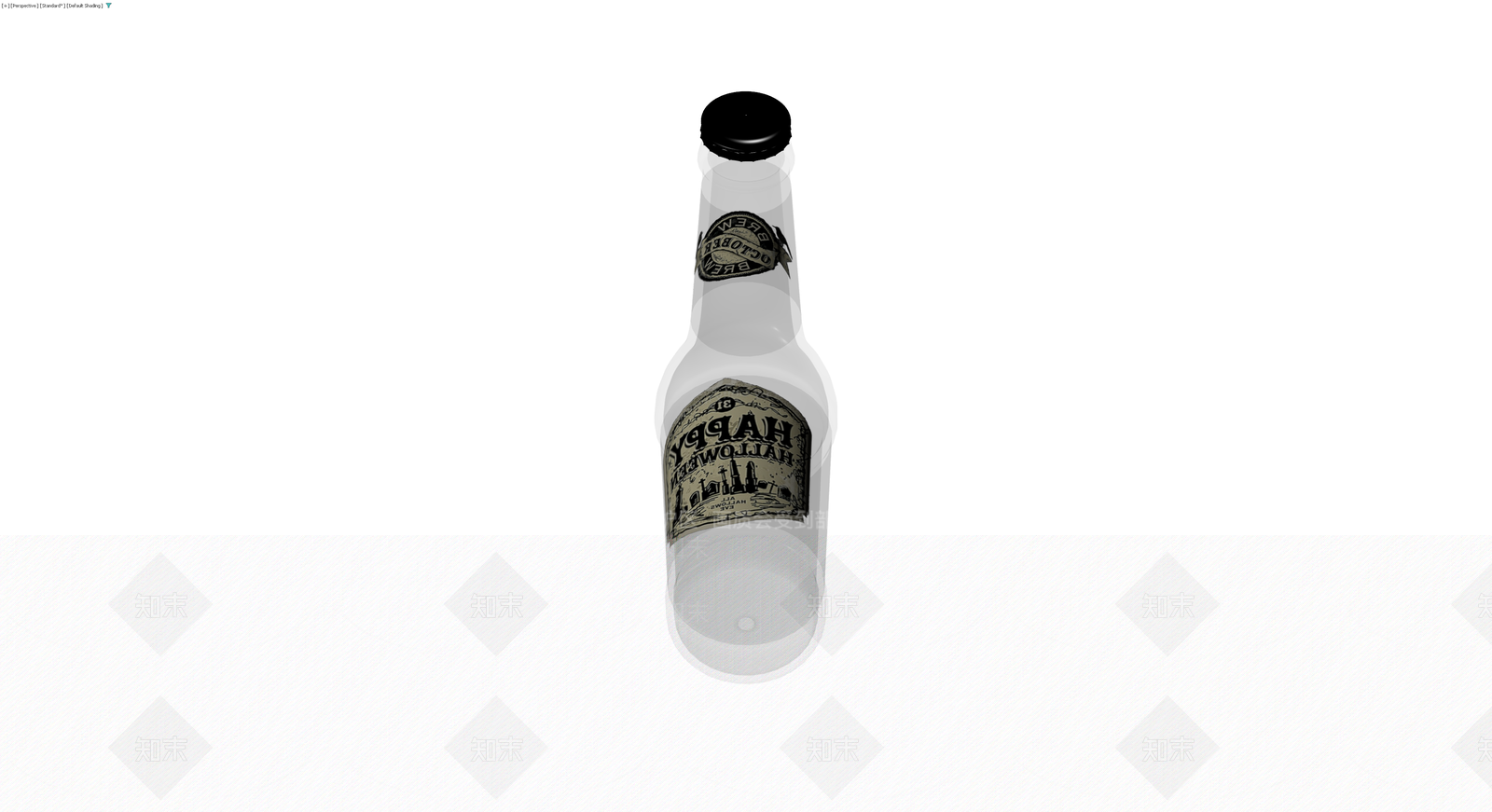 万圣节主题玻璃酒瓶3D模型下载【ID:1230373118】