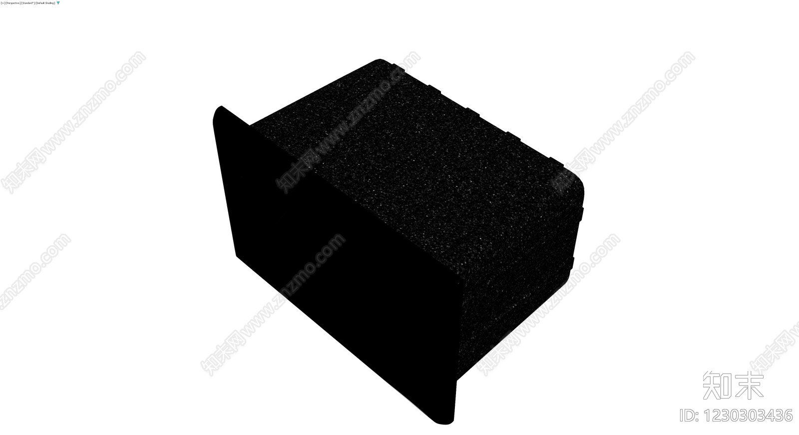 黑色纹理收纳箱3D模型下载【ID:1230303436】