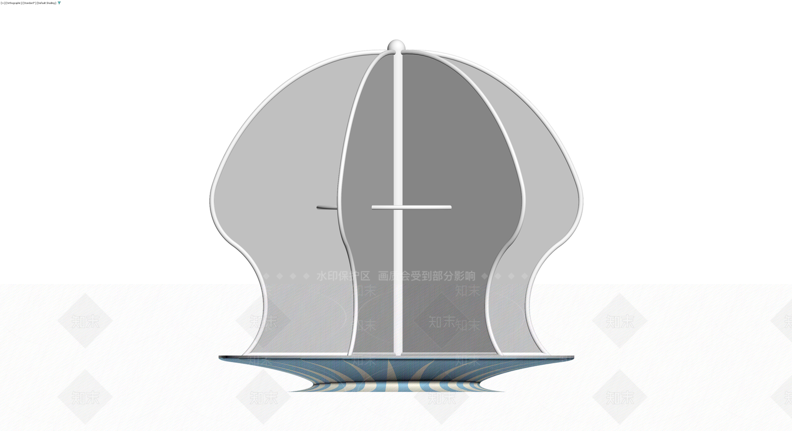 沙滩遮阳伞模型3D模型下载【ID:1230750499】