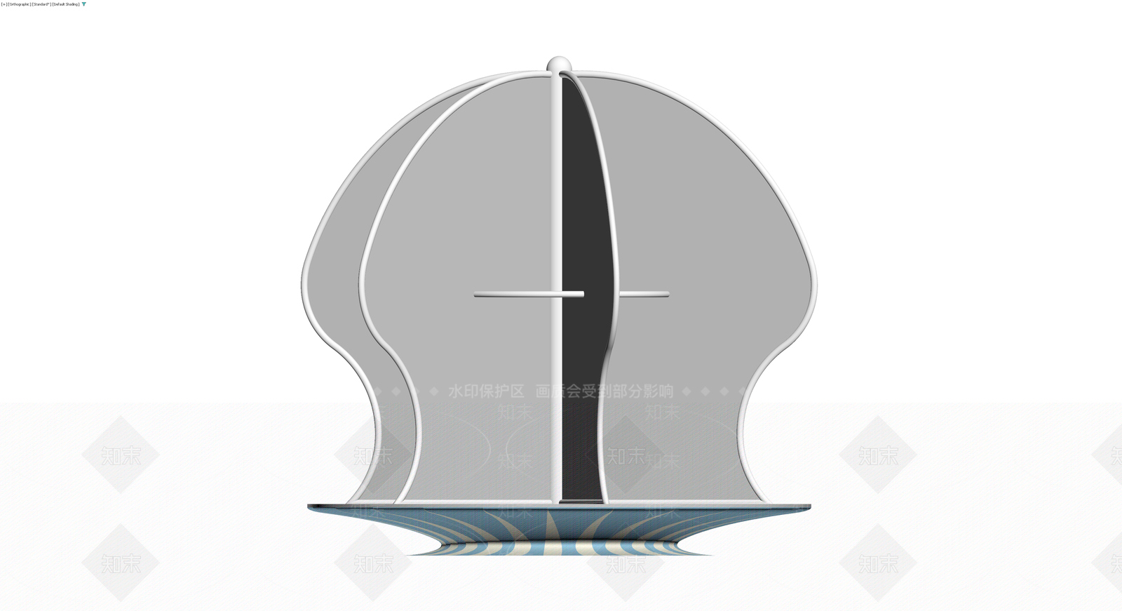 沙滩遮阳伞模型3D模型下载【ID:1230750499】