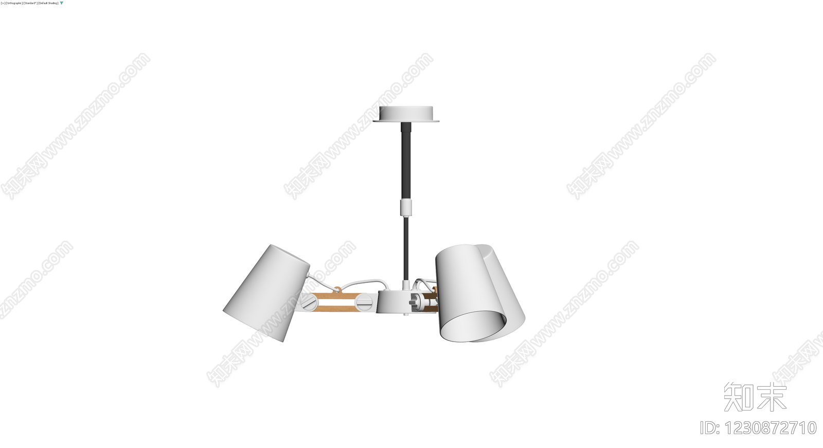 三头吊灯模型3D模型下载【ID:1230872710】