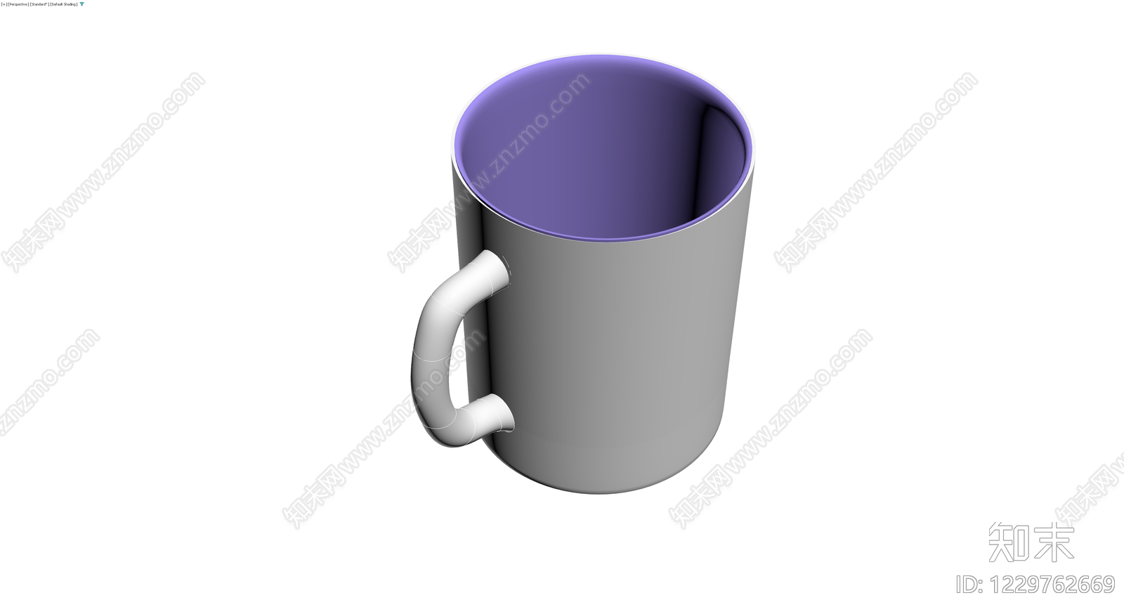紫内白外马克杯3D模型下载【ID:1229762669】