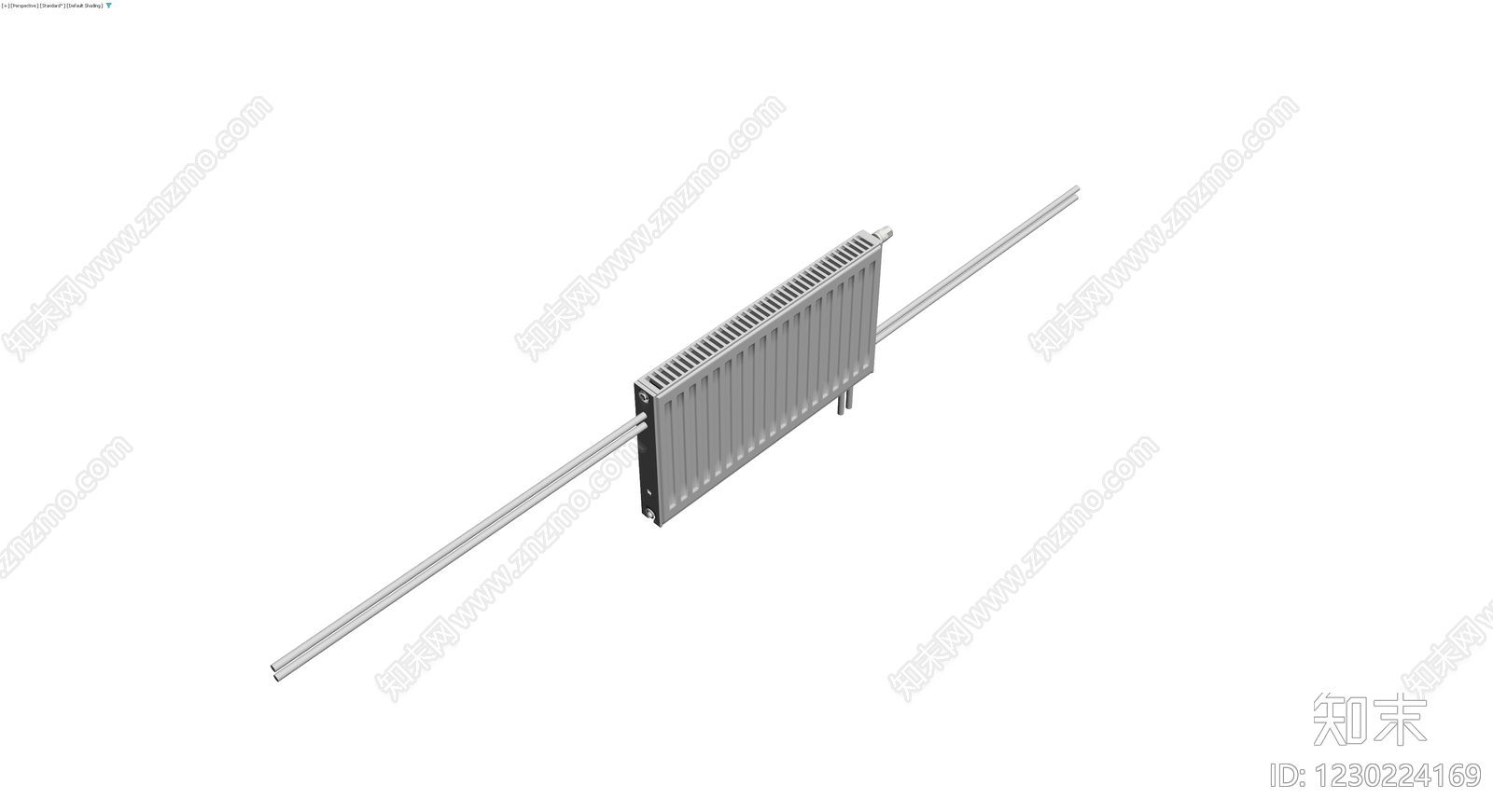 双管板式散热器组件3D模型下载【ID:1230224169】